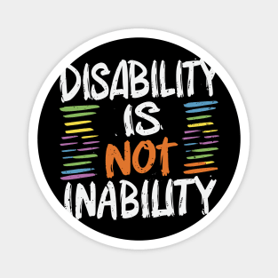 Disability is Not Inability - December Magnet